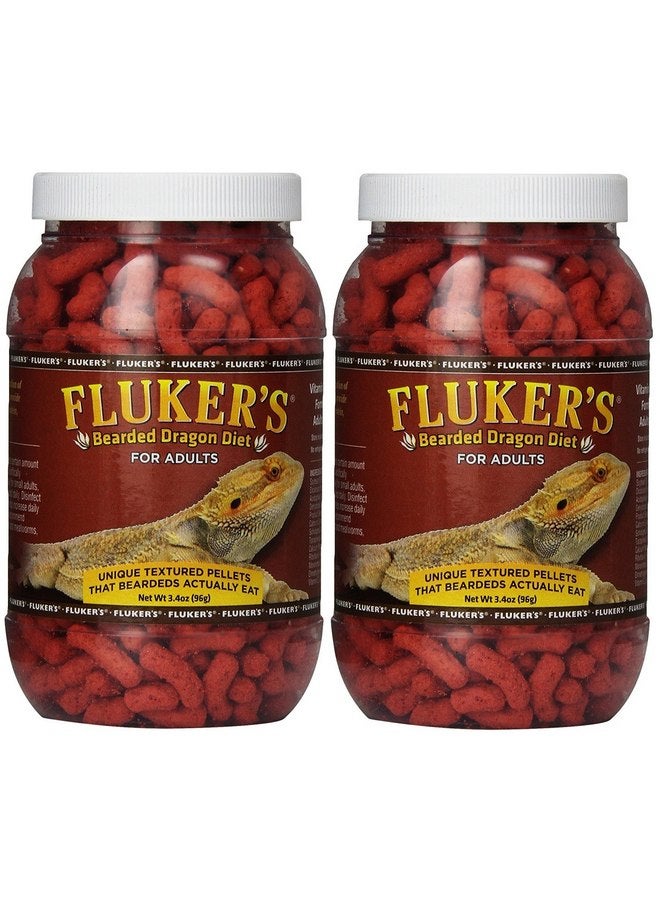 Fluker's (2 Pack) Fluker Labs SFK76021 Adult Bearded Dragon Diet Food (3.4 oz. Per Pack) - Image 1