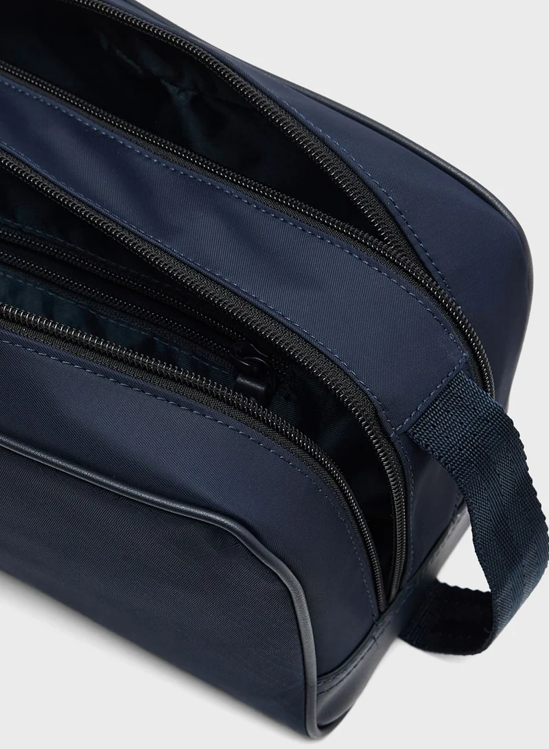 TOMMY HILFIGER Signature Logo Toiletry Bag