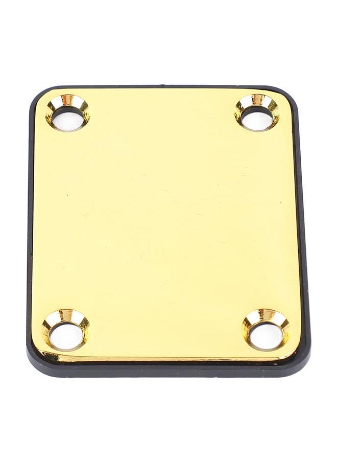 Thoraya - Electric Guitar Neck Plate Metal Guitar Neck Reinforcing Protective Board for Replacement Gold - Image 1