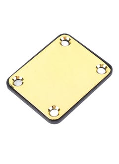 Thoraya Electric Guitar Neck Plate Metal Guitar Neck Reinforcing Protective Board for Replacement Gold  - Image 3