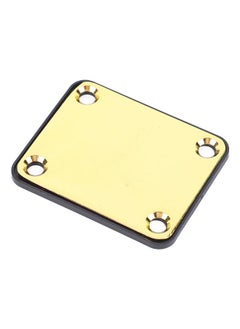Thoraya Electric Guitar Neck Plate Metal Guitar Neck Reinforcing Protective Board for Replacement Gold  - Image 4