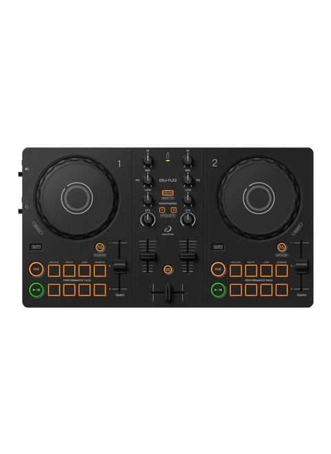 AlphaTheta DDJ-FLX2 Compact 2-channel DJ controller