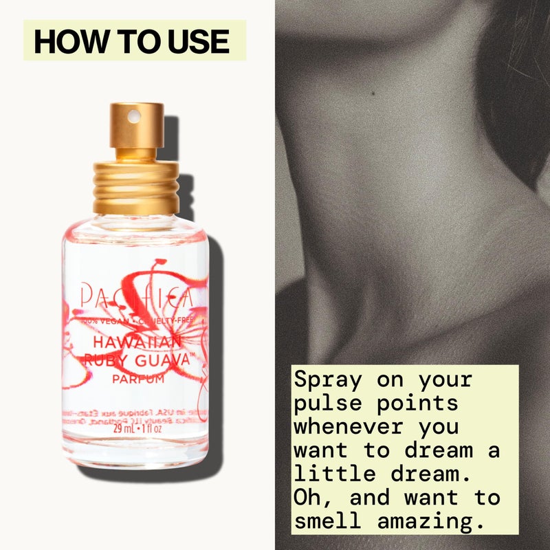 Pacifica عطر بخاخ باكفيكا هاواي رuby غوافا - عطر شخصي نباتي وخالي من القسوة مع زيوت أساسية - Image 5