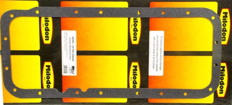Oil Pan Gasket, Crushproof, Fiber, 1-Piece, Mopar B/RB-Series / 426 Hemi, Each