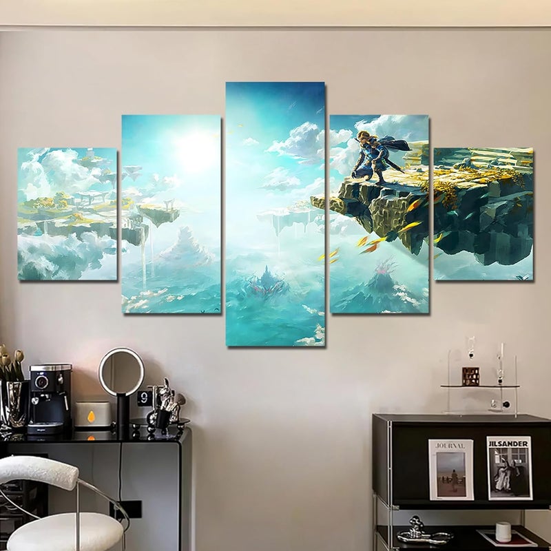 KAIWALK Gaming Poster Tears of the Kingdom Video Game HD Print on Canvas Painting Wall Art for Living Room Decor Boy Gift (Unframed) - Image 3