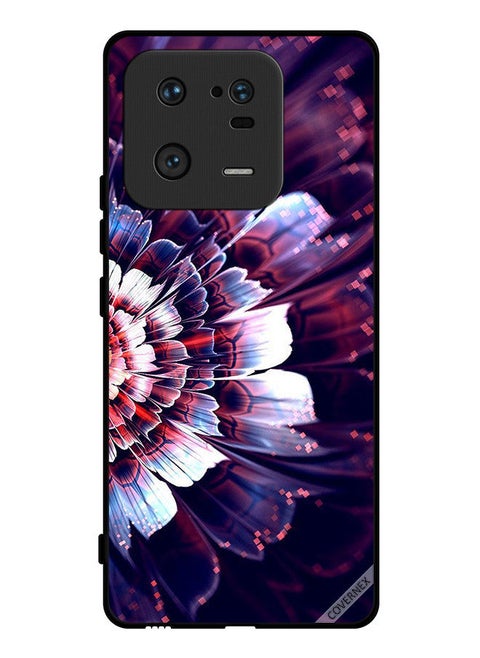 Protective Case Cover For Xiaomi 13 Pro Reflected Big Flower On Left Side