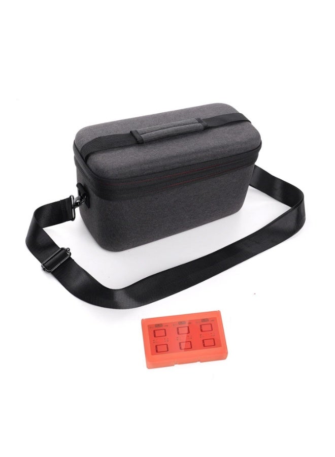 Carrying Case for Switch 2 Portable Storage Bag Shockproof EVA Hard Shell Protective Case Card Pouch Box for Nintendo Switch 2 Multi-Functional Storage Bag, Hard Shell Crossbody Bag for Console
