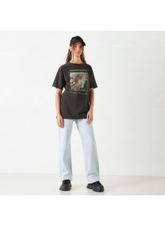 Lee Cooper Lee Cooper Solid Straight Fit Jeans with Pockets  - Image 2