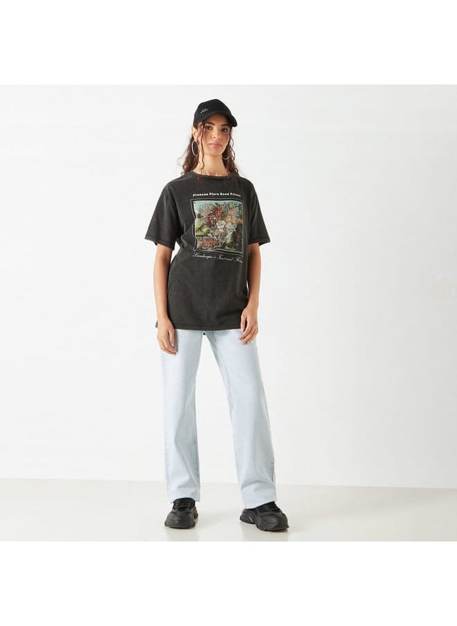 Lee Cooper Lee Cooper Solid Straight Fit Jeans with Pockets  - Image 2