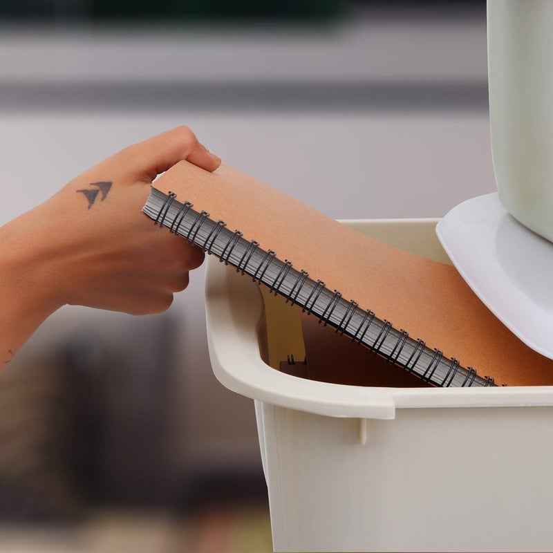 ABOUT SPACE نظام درج متعدد الطبقات 5 عن الفضاء خزانة بلاستيكية متعددة الاستخدامات مع رفوف قابلة للإزالة وعجلات دوارة للمنزل والمطبخ وغرفة المعيشة وغرفة النوم L 36 × B 36 × H 98 سم متعدد الألوان - Image 2