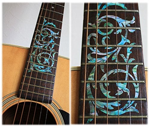 Inlaystickers Jockomo Oriental Swirl/Arabesque (Avalon Mix) Guitar Inlay Sticker - Image 2