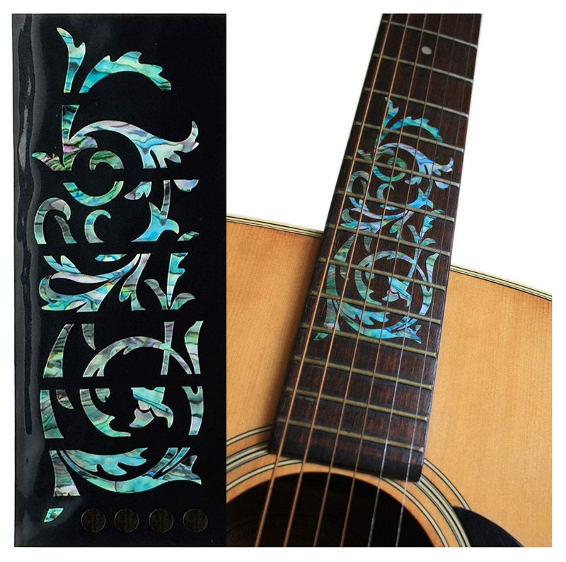 Inlaystickers Jockomo Oriental Swirl/Arabesque (Avalon Mix) Guitar Inlay Sticker - Image 1