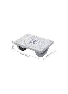 MIRFA Rocking Foot Rest with Manual Massage Rollers (White)  - Image 4