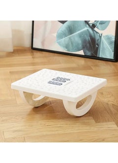 MIRFA Rocking Foot Rest with Manual Massage Rollers (White)  - Image 1