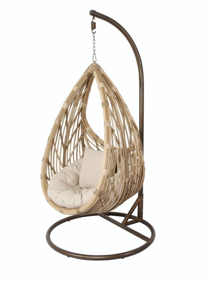 YULAN Yulan Rattan Bird Nest Swing Hanging Chair Outdoor Patio Swing Hanging 519 