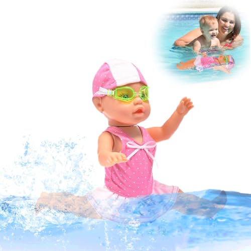 WesGen Swimming Baby Toy2026 New Upgraded Waterproof Swimmer ToyElectric Water Baby Toy Backstroke Swimming Toy for Pool for PoolBathroom Boy Girl Gifts - Image 1