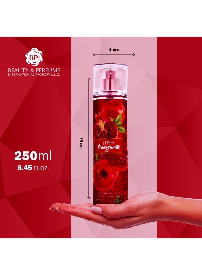 BPl Lush Pomegranate Fragrance Mist Women 250ml - Image 2