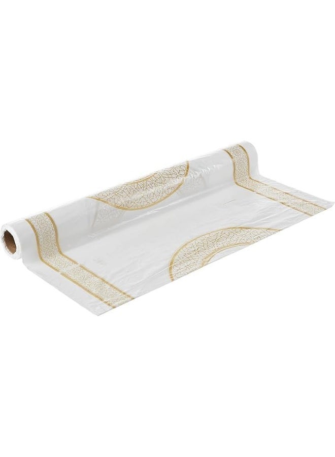 HOME CHOICE 1 KG Sufra Roll, Size 100x130 cm, Disposable Printed Sufra Roll Table Cover, Perforated Plastic - Image 4