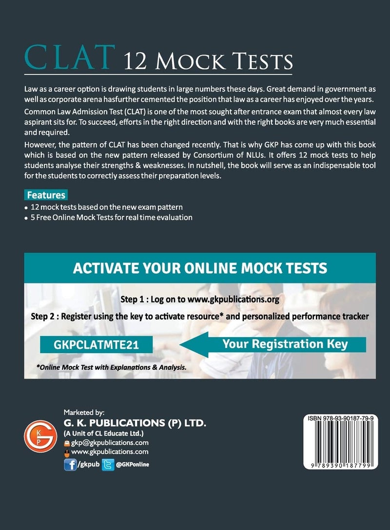 CLAT 2021 : 12 Mock Tests - Image 2