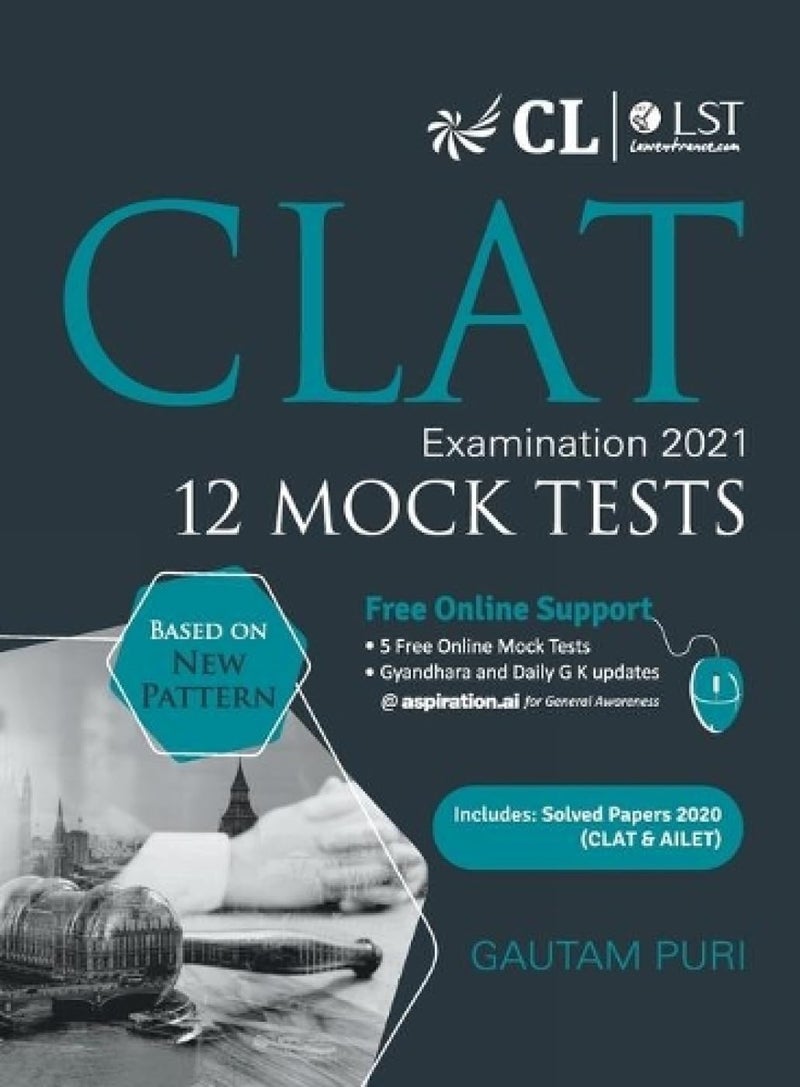 CLAT 2021 : 12 Mock Tests - Image 1