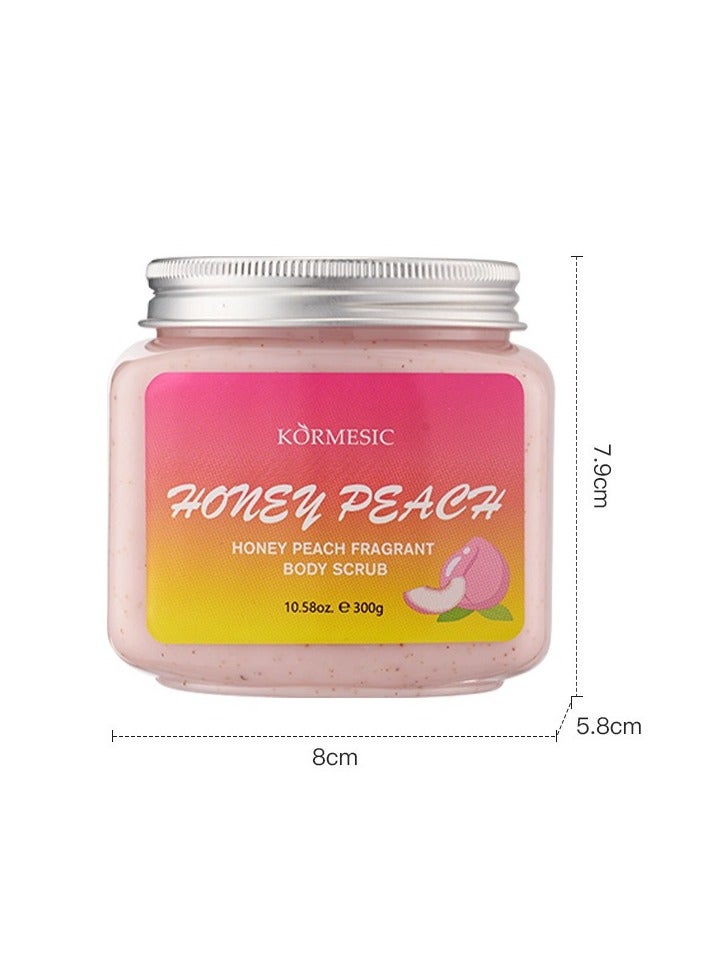 Kormesic Peach Body Scrub - Gentle Exfoliation & Skin Nourishment - Image 2