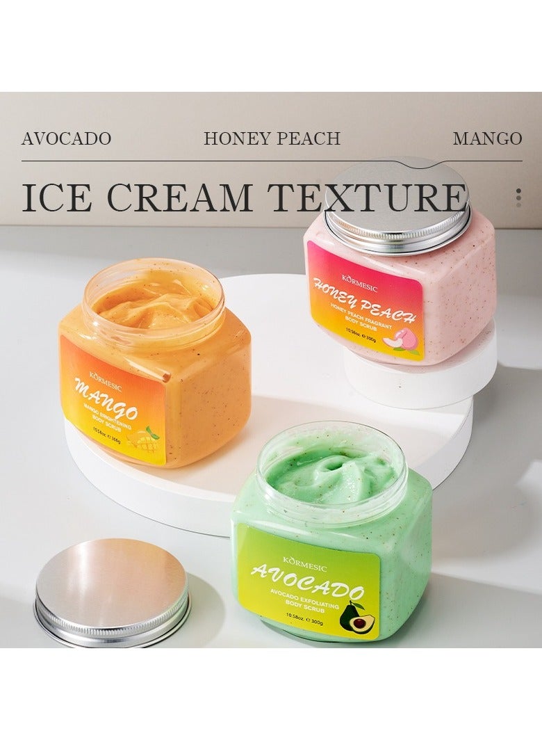 Kormesic Peach Body Scrub - Gentle Exfoliation & Skin Nourishment - Image 5