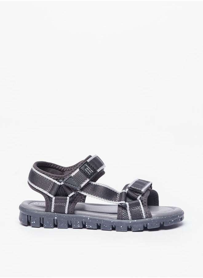 Mister Duchini - Boys Textured Floaters with Hook and Loop Closure - Image 1