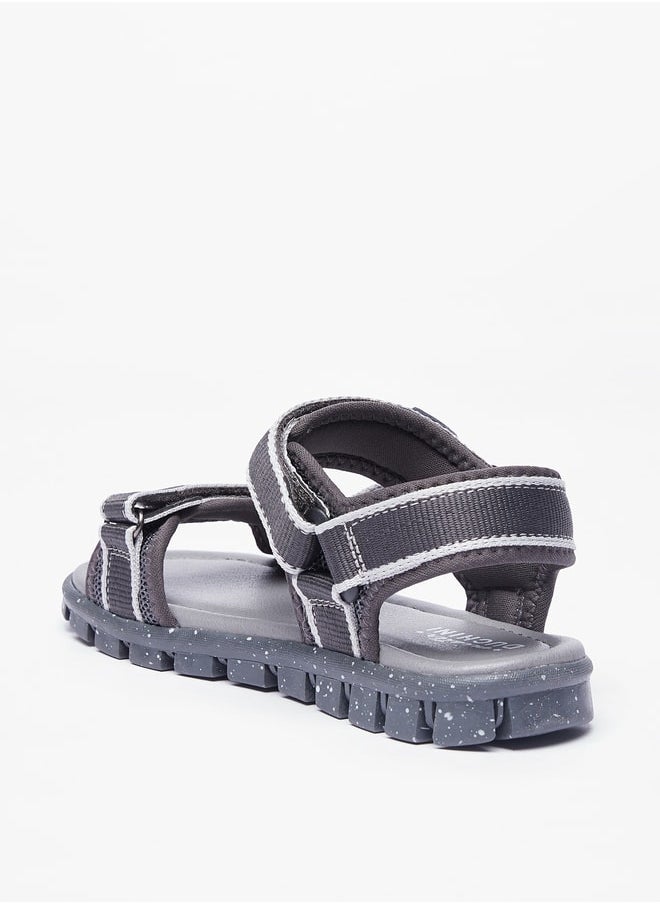 Mister Duchini - Boys Textured Floaters with Hook and Loop Closure - Image 1