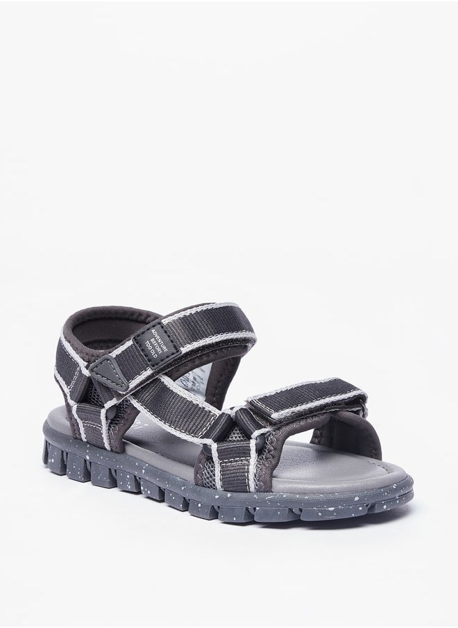 Mister Duchini - Boys Textured Floaters with Hook and Loop Closure - Image 1