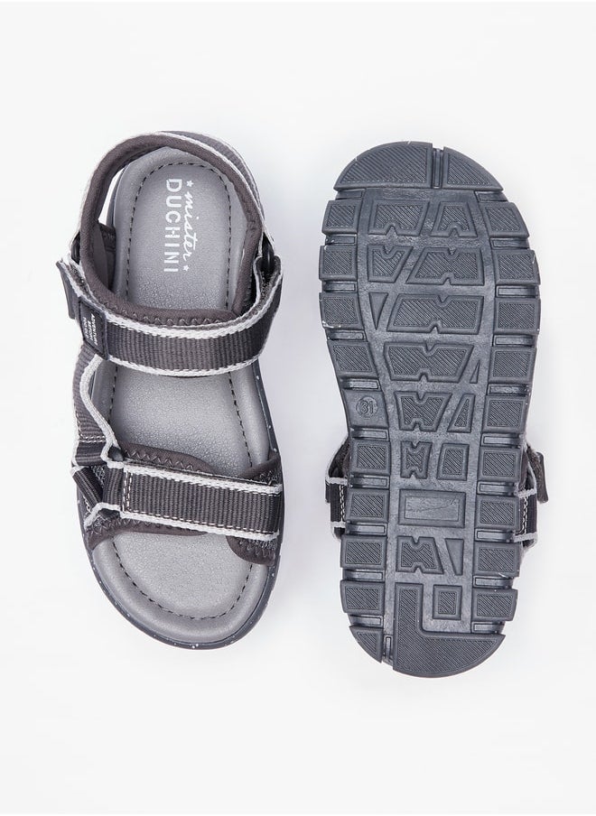Mister Duchini - Boys Textured Floaters with Hook and Loop Closure - Image 1
