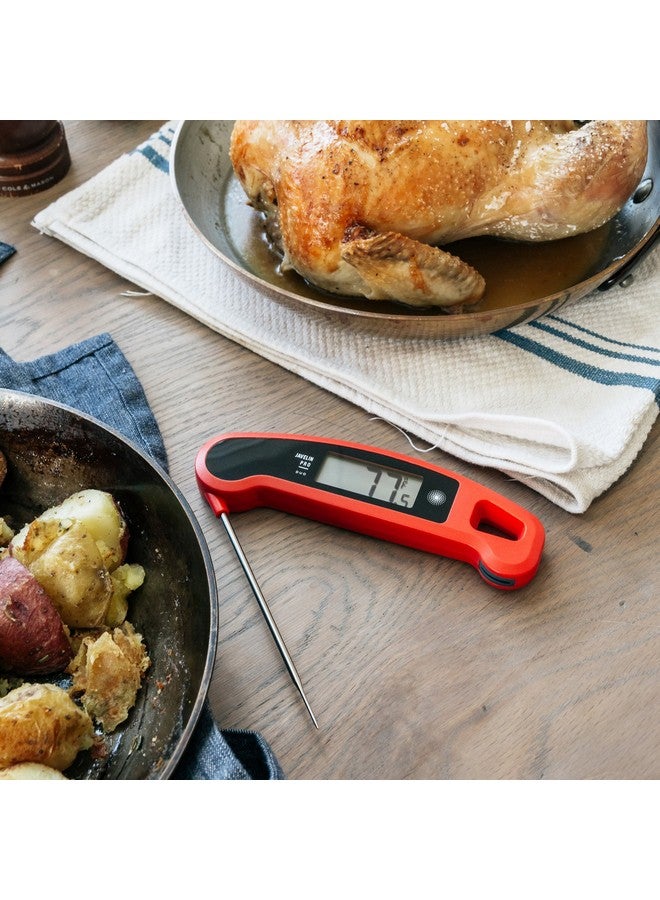 Lavatools Javelin® PRO Duo Ultra-Fast 1-Second Professional Digital Instant Read Meat Thermometer for Grill and Cooking, Auto-Rotating Backlit Display, IP65 Water Resistant, NSF Certified - Wasabi - Image 4