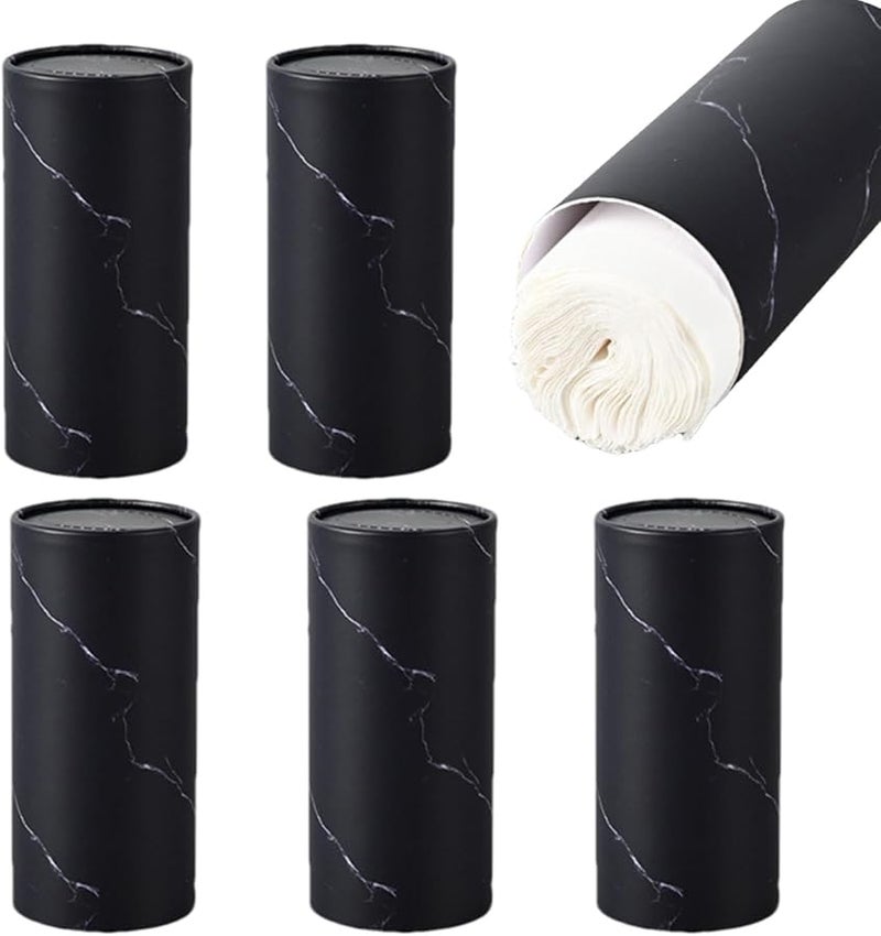 Black Car Tissue Box Holder Travel Size Tissues for Easy Access on Road Trips - Image 2