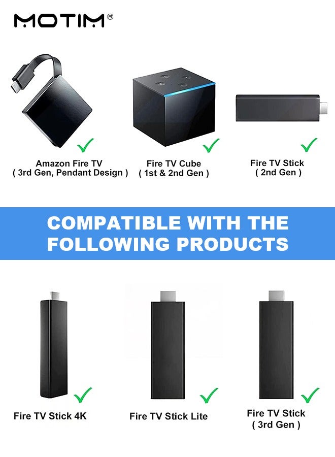 موتيم جهاز تحكم عن بعد للتلفزيون الذكي لجهاز التحكم عن بعد للتلفزيون Fire TV Stick، جهاز تحكم عن بعد صوتي بديل بالبلوتوث - Image 2