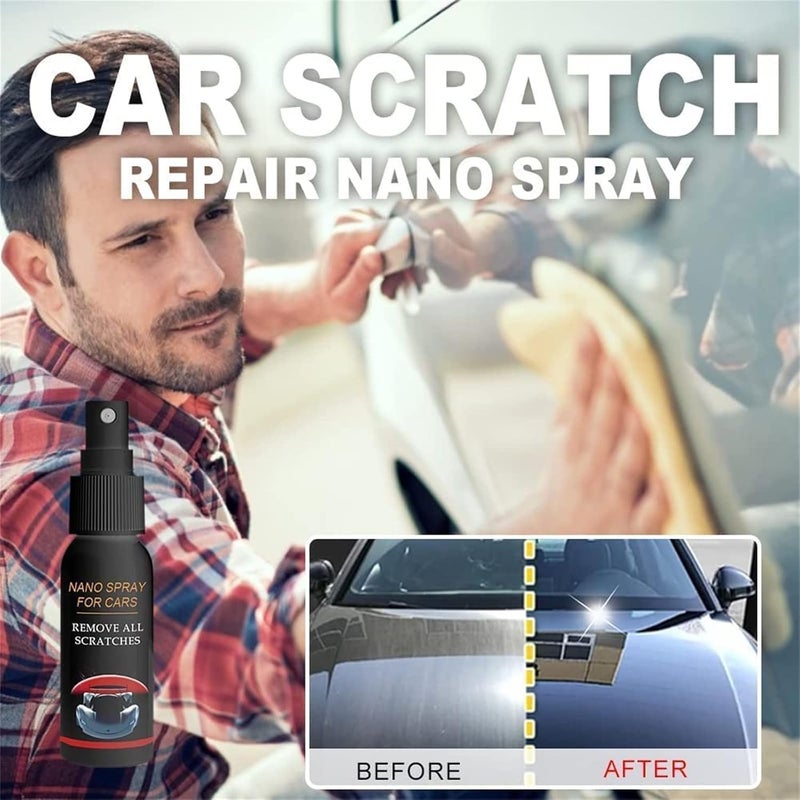 woobles Sorakarake Car Scratches Repair Nano Spray,Nano Car Scratch Removal Spray,Car Quick Repair Nano Spray,Nano Car Scratch Repair Spray,Car Scratch Repair Nano Spray (1PCS-120ML) - Image 2