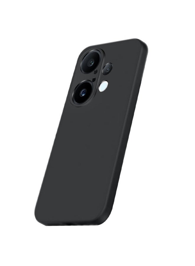 Freeson Protective Case For Vivo S30 Pro Mini, Slim Matte Tpu Soft Shell With Ring Stand, Black