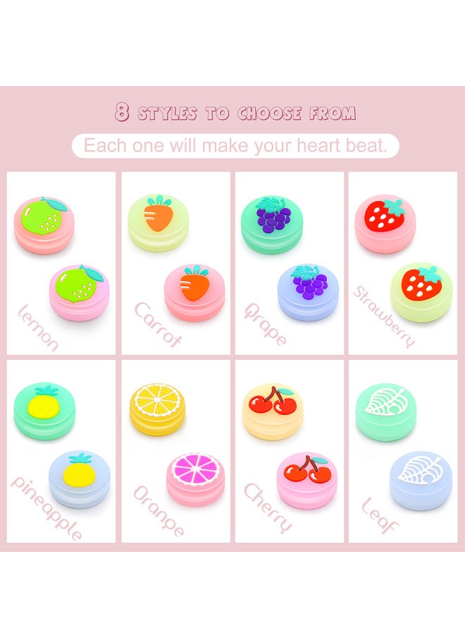 Nintendo Switch Rocker Button Cap Jelly Luminous Cap Switch Handle 3D Protective Cap-Product Color:Ice Sugar Orange (Orange)