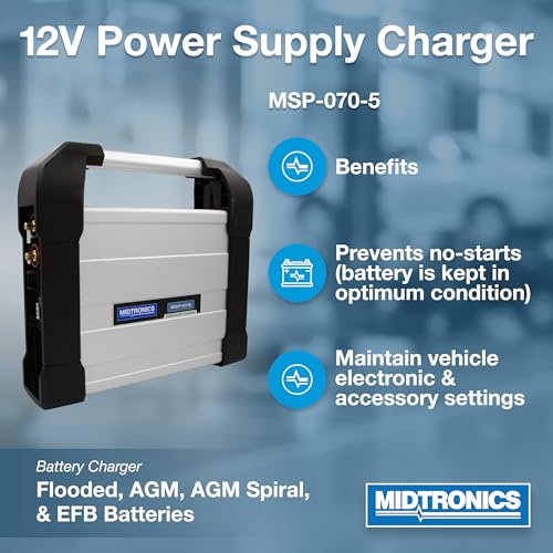 Midtronics MSP-070-Automotive Power Supply Charger & Battery Management Process-Reliable Power for Charging & Maintaining Battery State of Charge - Image 2