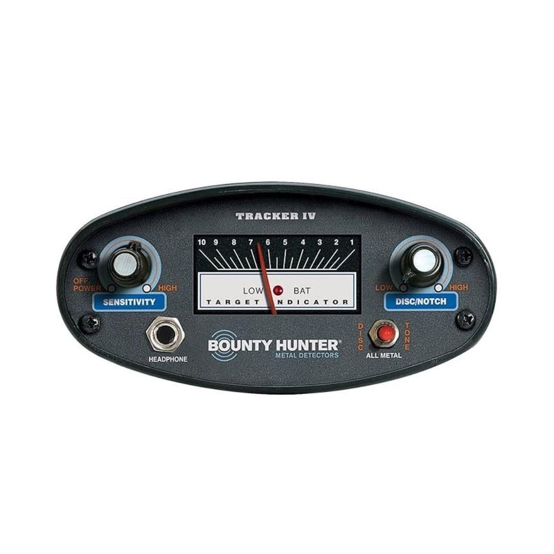 BOUNTY HUNTER كاشف المعادن باونتي هانتر TK4 Tracker IV مع ملف 8 بوصة مقاوم للماء، أوضاع كشف متعددة، تصميم متين، وأدوات تحكم سهلة الاستخدام لمغامرات البحث عن الكنوز في جميع التضاريس - Image 3