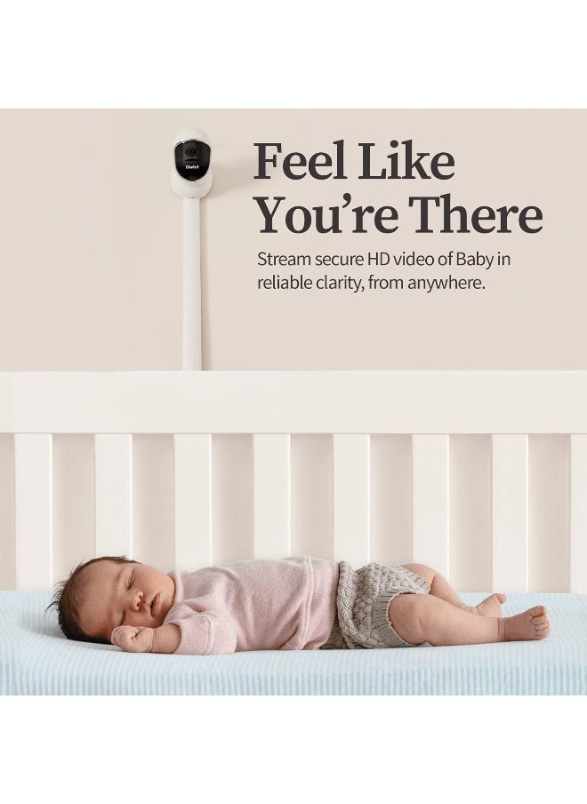 Owlet Owlet Cam Smart Baby Monitor - HD Video Monitor with Camera, Wide Angle Lens, Audio and Background Sound, Encrypted WiFi, Motion and Sound Notifications, Humidity, Room Temp, Night Vision, 2-Way Talk  - Image 2