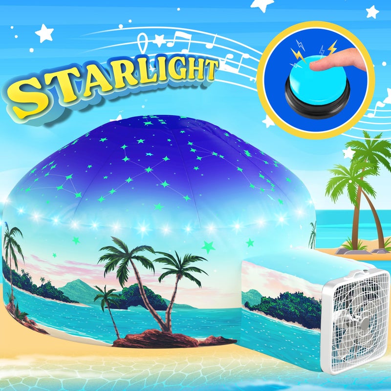 W&O WO Starlit Oasis with LED Lights  Sound  GlowinTheDark Constellations for an Enchanting Stargazing Adventure  for Kids Ages 312 Fan Not Included - Image 3