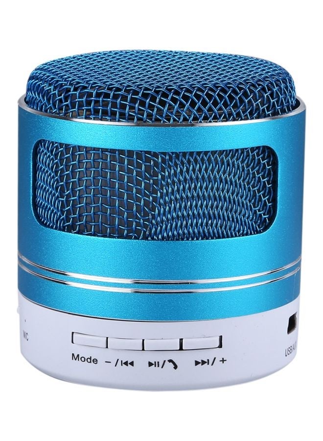 NIBEMINENT Portable Bluetooth Speaker With Built-in Mic Blue - Image 1