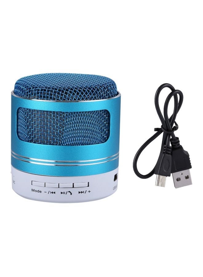 NIBEMINENT Portable Bluetooth Speaker With Built-in Mic Blue - Image 4