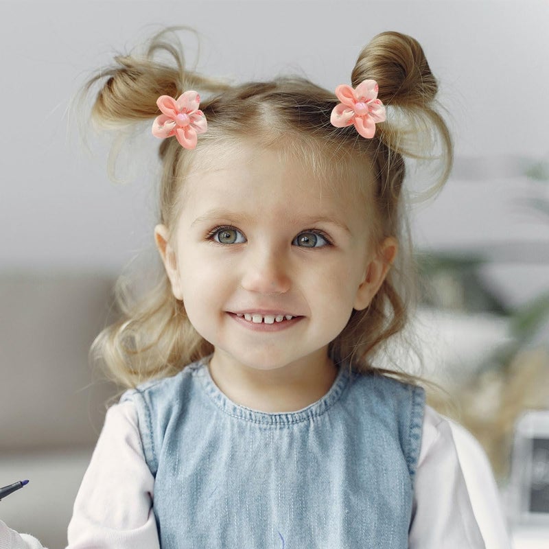 Ewandastore 50 Pcs Baby Girls Hair ClipsChildrens Bow Hair ClipsBaby Flower ClipGirls Hairpins Barrettes Hair Accessories - Image 5