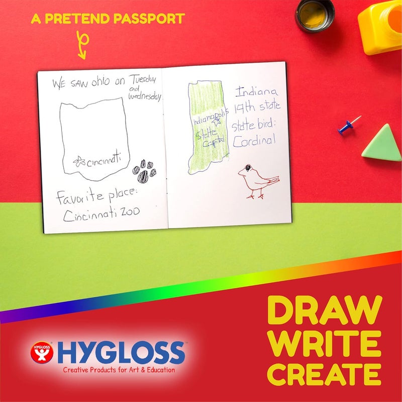 Hygloss Products Blank Passport Book - Fun Pretend Activity for Kids - Pack of 12 - Image 2