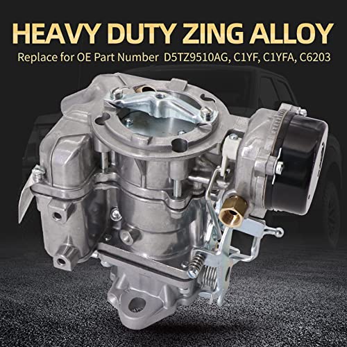 KIPA Carburetor For Carter YF Type, Fits for Ford 240 250 300 YF C1YF 6 Cylinder CIL Engine 1975-1982 D5TZ9510AG Replace # RSC-300A 6307S 6054 6055 6-736 6056 6057 6058 6059 - Image 4