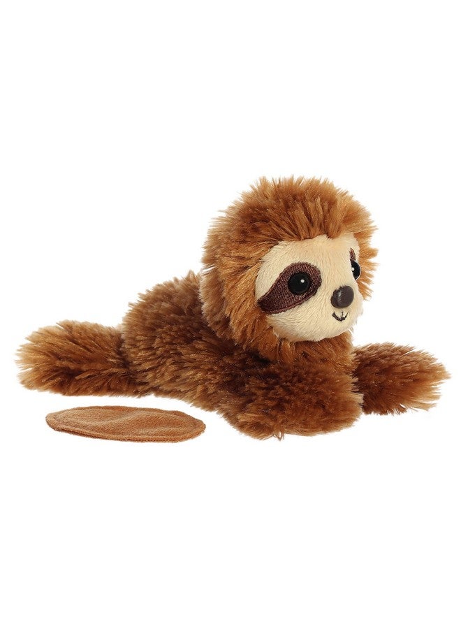 Aurora® Adorable Shoulderkins™ Sam Sloth™ Stuffed Animal - On-The-Go Fun - Interactive Play - Brown 6 Inches