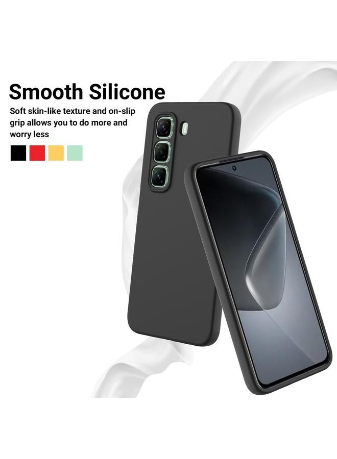 The Bros Phone Case For Infinix Hot 50 Pro+ 4G Solid Color Liquid Silicone Dropproof Full Coverage Phone Phone Case - Image 3