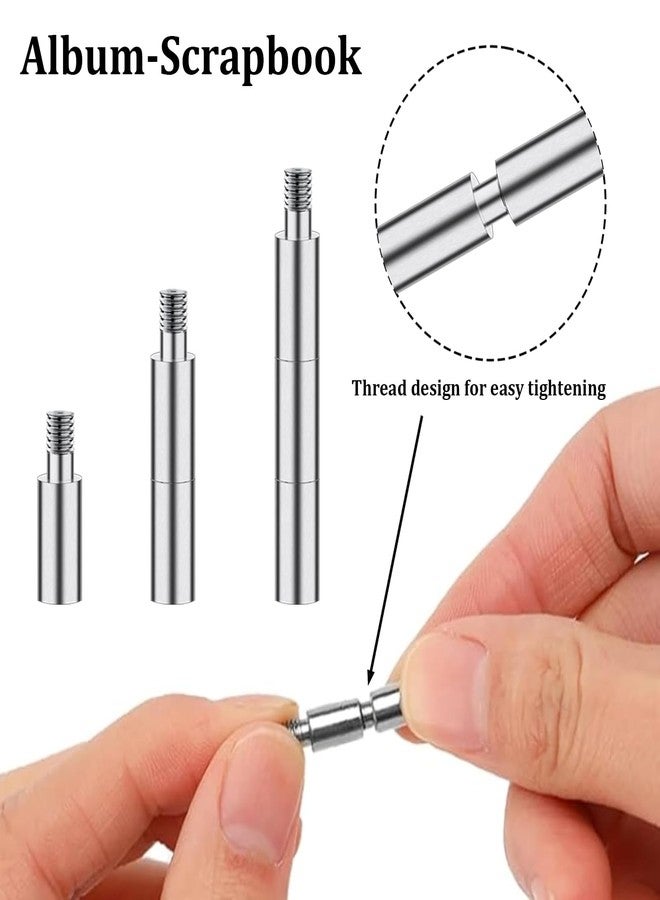 OWMOSYX 40 PCS Scrapbook Extension Posts & Screws, Album Accessories, Photo Album Refill - Image 4