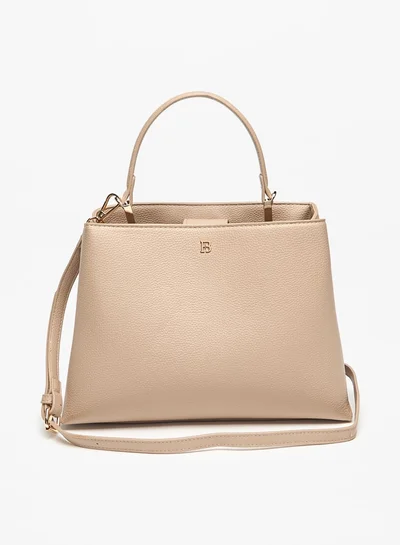 Flora Bella By Shoexpress Women Textured Tote Bag with Magnetic Closure and Double Handle