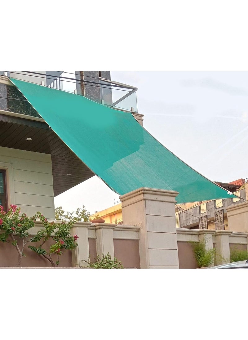 Essoti Essoti Multi Purpose Shade netAgro netGreen net75 Sun Block net with niwar Stitched High Density 125 GSM 10 X12 FT  - Image 1